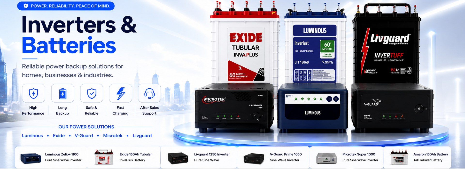 Inverters & Batteries